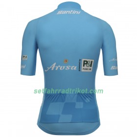 Azurblaues Radtrikot kurzarm 2018 Tour de Suisse